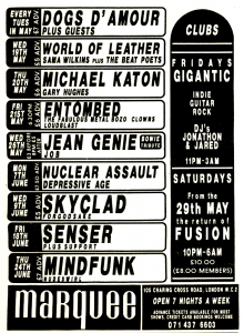 Skyclad @ Marquee Club - Londres, Angleterre [09/06/1993]