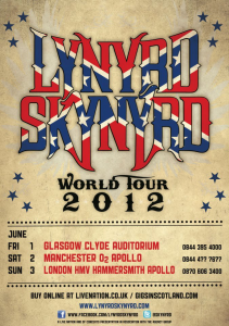 Lynyrd Skynyrd @ Clyde Auditorium - Glasgow, Ecosse [01/06/2012]