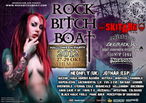 Rock Bitch Boat @ Stockholm, Suède [27/10/2012]