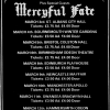 Concerts : Mercyful Fate