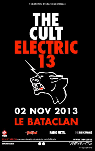 The Cult @ Le Bataclan - Paris, France [02/11/2013]