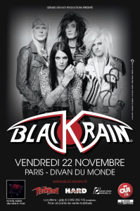 Blackrain @ Le Divan du Monde - Paris, France [22/11/2013]