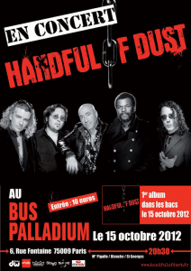 Handful of Dust @ Le Bus Palladium - Paris, France [15/10/2012]