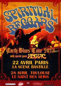Spiritual Beggars @ La Scène Bastille - Paris, France [22/04/2013]