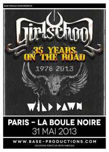 Girlschool @ La Boule Noire - Paris, France [31/05/2013]