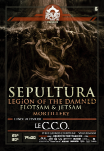 Sepultura @ Le CCO - Villeurbanne, France [24/02/2014]