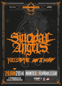 Suicidal Angels @ Le Ferrailleur - Nantes, France [29/01/2014]