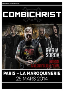 Combichrist @ La Maroquinerie - Paris, France [25/03/2014]