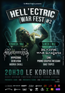 Hell'Electric War Fest # 2 @ Le Korigan - Luynes, France [03/05/2014]