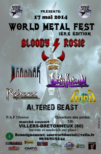 World Metal Fest @ Marché Couvert - Villers-Bretonneux , France [17/05/2014]