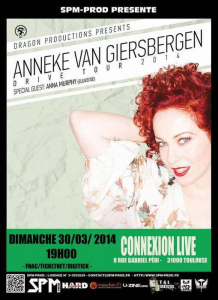 Anneke Van Giersbergen @ Le Connexion Live - Toulouse, France [30/03/2014]