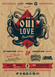 OÜI Love Backstage @ Backstage By The Mill - Paris, France [20/03/2014]