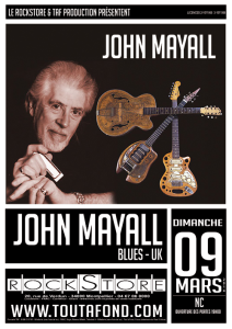 John Mayall @ Le Rockstore - Montpellier, France [09/03/2014]