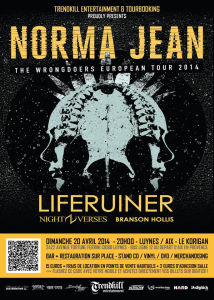 Norma Jean @ Le Korigan - Luynes, France [20/04/2014]