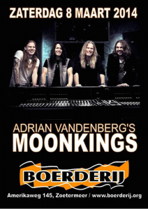 Vandenberg's Moonkings @ Boerderij - Zoetermeer, Pays-Bas [08/03/2014]