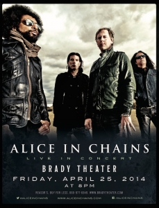 Alice in Chains @ The Brady Theater - Tulsa, Oklahoma, Etats-Unis [28/04/2014]