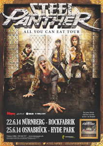 Steel Panther @ Rockfabrik - Nürnberg, Allemagne [22/06/2014]