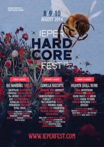Ieper Hardcore Fest @ Ypres, Belgique [09/08/2014]