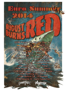 August Burns Red @ Den Atelier - Luxembourg, Luxembourg [13/08/2014]