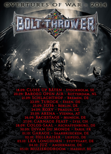 Bolt Thrower @ Muziekodroom / MOD - Hasselt, Belgique [05/10/2014]