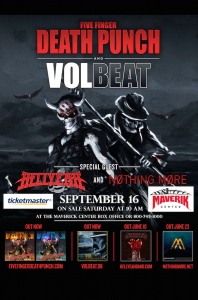 Five Finger Death Punch @ Maverik Center - West Valley City, Utah, Etats-Unis [16/09/2014]