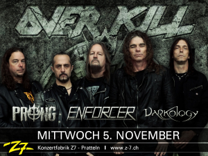 Overkill @ Z7 Konzertfabrik - Pratteln, Suisse [05/11/2014]