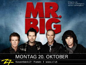 Mr.Big @ Z7 Konzertfabrik - Pratteln, Suisse [20/10/2014]