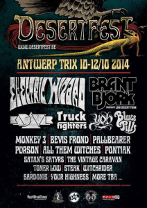 Desertfest @ Le Trix - Anvers, Belgique [11/10/2014]