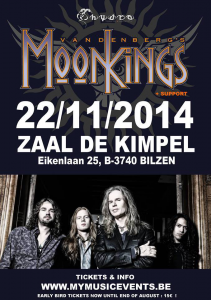Vandenberg's Moonkings @ Zaal de Kimpel - Bilzen, Belgique [22/11/2014]