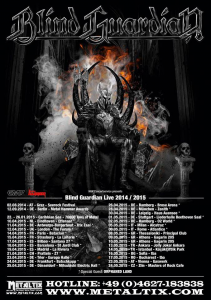 Blind Guardian @ La Laiterie - Strasbourg, France [15/04/2015]