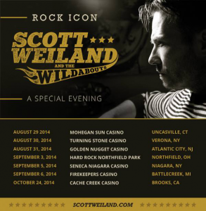 Scott Weiland and The Wildabouts @ Golden Nugget Casino - Atlantic City, New Jersey, Etats-Unis [31/08/2014]