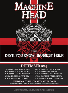 Machine Head @ Roundhouse - Londres, Angleterre [07/12/2014]