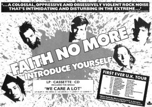 Faith No More @ Marquee Club - Londres, Angleterre [05/02/1988]