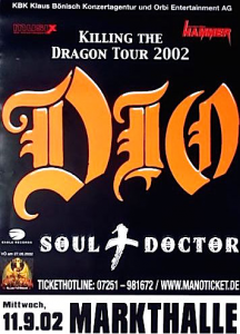 Dio @ Markthalle - Hamburg, Allemagne [11/09/2002]
