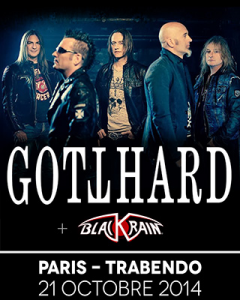 Gotthard @ Le Trabendo - Paris, France [21/10/2014]