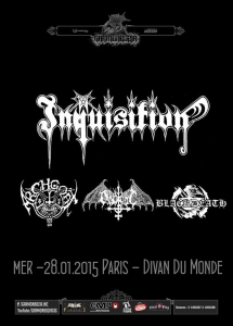 Inquisition @ Le Divan du Monde - Paris, France [28/01/2015]