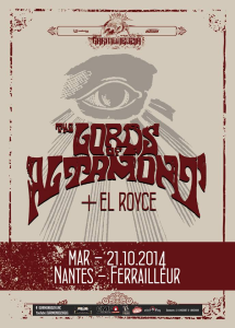 The Lords Of Altamont @ Le Ferrailleur - Nantes, France [21/10/2014]