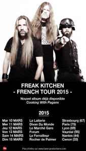Freak Kitchen @ Le Ferrailleur - Nantes, France [14/03/2015]
