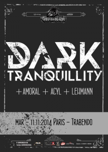 Dark Tranquillity @ Le Trabendo - Paris, France [11/11/2014]