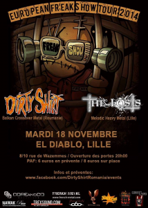 Dirty Shirt @ El Diablo - Lille, France [18/11/2014]
