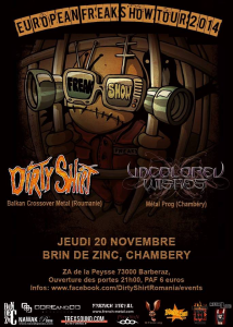 Dirty Shirt @ Le Brin de Zinc - Chambéry, Savoie, France [20/11/2014]