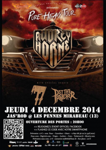 Audrey Horne @ Le Korigan - Luynes, France [04/12/2014]