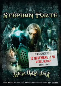 Stéphan Forté @ Metal Guitar (showcase) - Paris, France [12/11/2014]