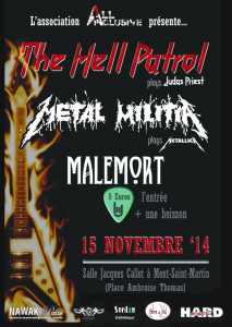 The Hell Patrol @ Salle Jacques Callot - Mont-Saint-Martin, France [15/11/2014]