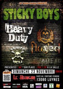 Sticky Boys @ Le Korigan - Luynes, France [23/11/2014]