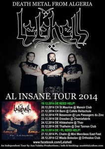 Lelahell @ Le Manoir Pub - Saint-Maurice, Suisse [20/12/2014]