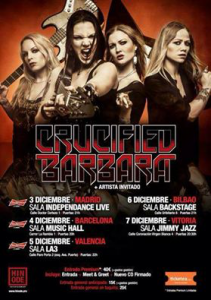 Crucified Barbara @ L'Independence Live - Madrid, Espagne [03/12/2014]