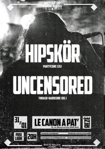 Hipskör  @ Le Canon A Pat - Rezé , France [31/01/2015]