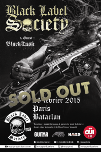 Black Label Society @ Le Bataclan - Paris, France [26/02/2015]