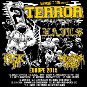 Terror @ Muziekodroom / MOD - Hasselt, Belgique [14/03/2015]